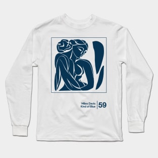 Kind of Blue / Minimalist Graphic Artwork Design Long Sleeve T-Shirt